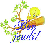 Gif animé Bon jeudi Titi